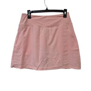 Gradual Women's Peach Pink Poly/Spandex Athetic Golf Tennis Skirt NEW NWT sz L